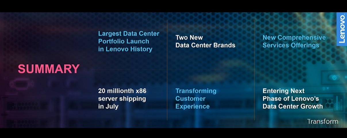Image:Lenovo представи своето най-голямо и най-богато портфолио от сървъри, сториджи, мрежови устройства и софтуер.