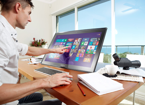 Image:Демо модел на IdeaCentre Horizon Table PC можете да тествате в Lenovo Exclusive Store